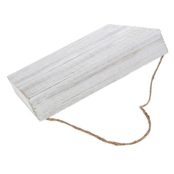 Hampton Art Wood Plank 3D Craft Me 10 inch x 10 inch White