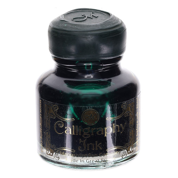 Manuscript Calligraphy Ink Emerald 6pc