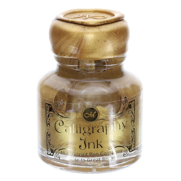 Manuscript Calligraphy Ink Gold 6pc