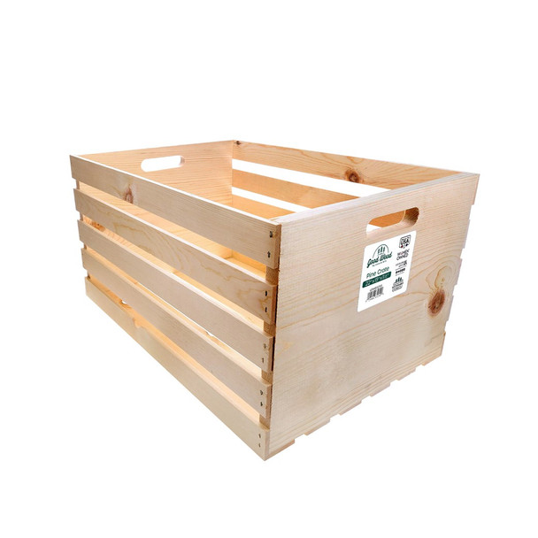 Good Wood By Leisure Arts Crates Pine 22 inch x 15 inch x 11.5 inch