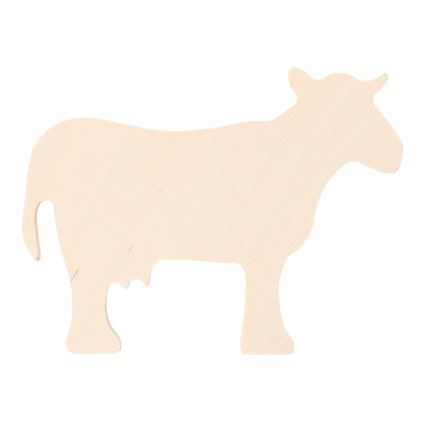 Good Wood By Leisure Arts 1/2 inch Thick Shapes Cow