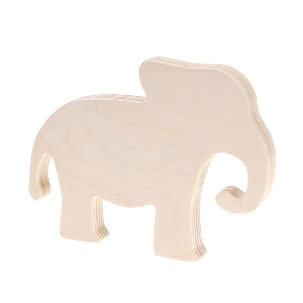 Good Wood By Leisure Arts 1/2 inch Thick Shapes Elephant