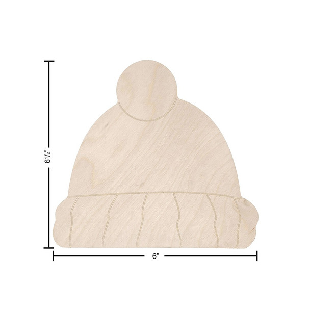 Good Wood By Leisure Arts 1/2 inch Thick Shapes Beanie