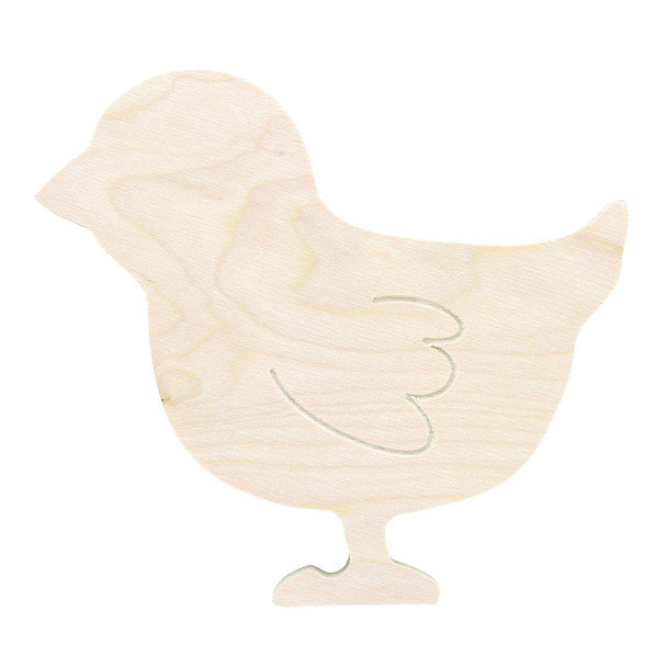 Good Wood By Leisure Arts 1/2 inch Thick Shapes Chick