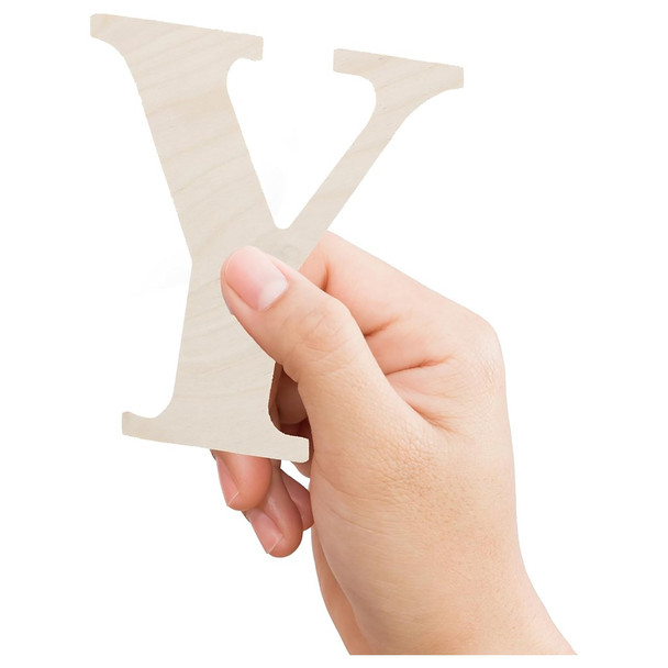 Good Wood By Leisure Arts Letters 9.5 inch Birch Y