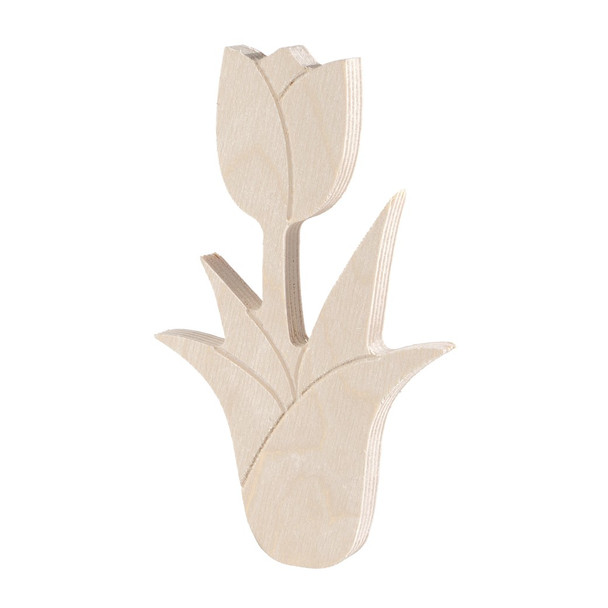Good Wood By Leisure Arts 1/2 inch Thick Shapes Tulip
