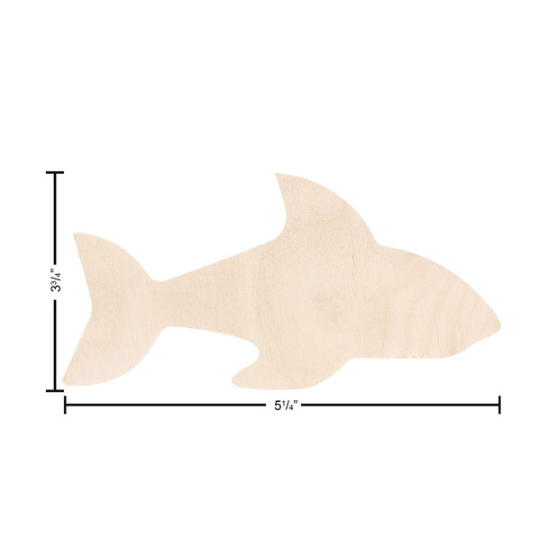 Good Wood By Leisure Arts ½ inch Thick Shapes Shark