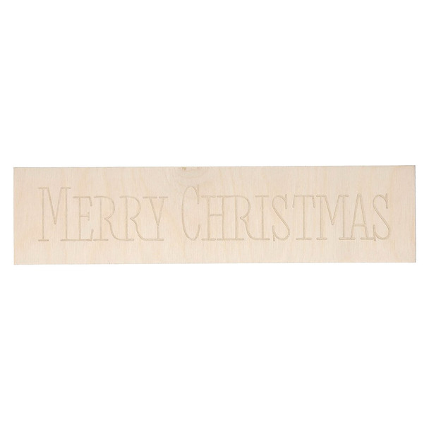Good Wood By Leisure Arts ½ inch Thick Shapes Merry Christmas