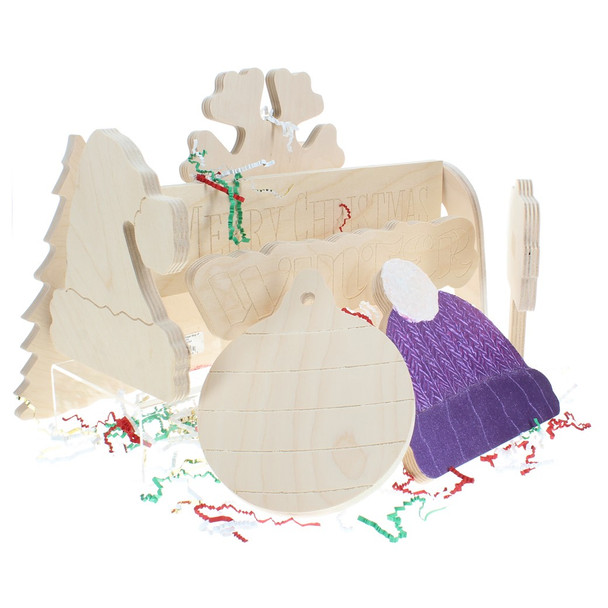 Good Wood By Leisure Arts ½ inch Thick Shapes Merry Christmas