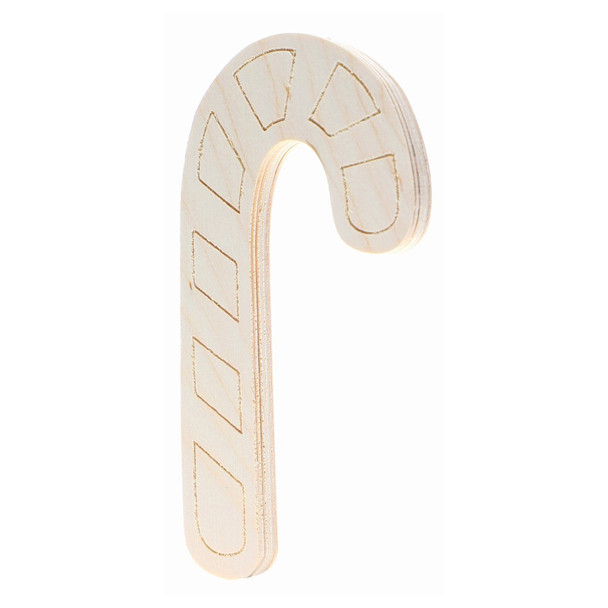Good Wood By Leisure Arts ½ inch Thick Shapes Candy Cane