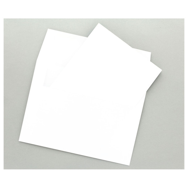 Paper Accents Card Envelope 4.25 inch x 5.5 inch Glossy White 10pc