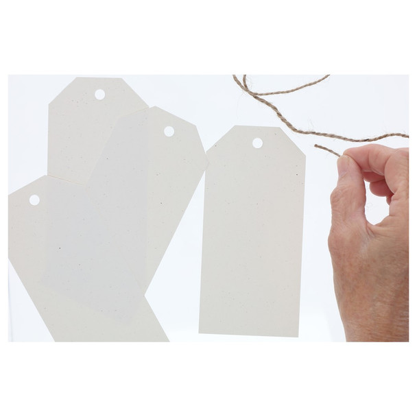 Paper Accents Craft Tags 2.5 inch x 5.25 inch Recycled Birch 25pc