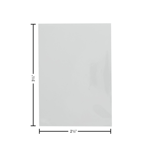 Paper Accents Card Sleeves 2.5 inch x 3.5 inch Clear 25pc
