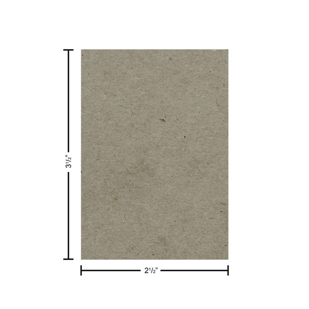 Paper Accents Card Trading Cards 2.5 inch x 3.5 inch Chipboard 25pc