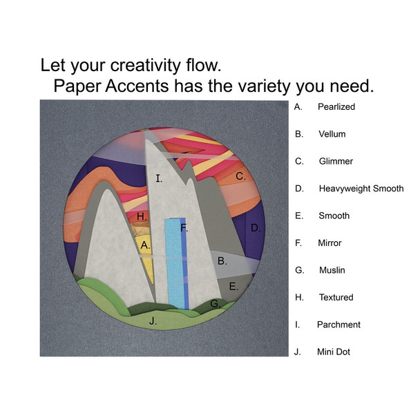 Paper Accents Cardstock 8.5 inch x 11 inch Smooth 74lb Hurricane 25pc