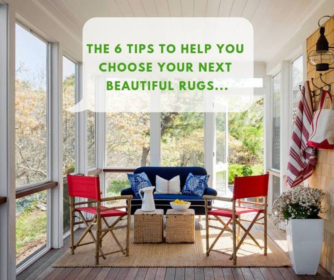 TOP 6 TIPS TO CHOOSE THE RIGHT RUG