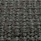 Small Size Handwoven Indian Jute Rug  – Dark Grey