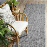 Indian Jute Hall Runner - Light Grey