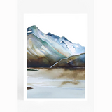 Pukaki Lake Triplet Printed Artwork