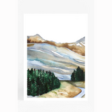 Pukaki Lake Triplet Printed Artwork