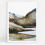 Pukaki Lake Triplet Printed Artwork