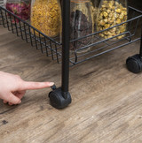 5 TIER MESH KITCHEN CART