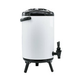 12L Milk Tea Barrel with Faucet White