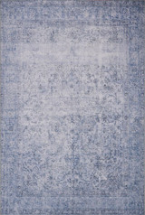 Slate blue rug