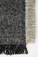 Black/Natural rug
