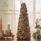 Make A Pine Cone Christmas Tree