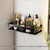 WALL-MOUNTED RECTANGULAR BATHROOM RACK