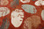 The Pebbles Designer 80cm x 150cm Belgium Rug  - Claret