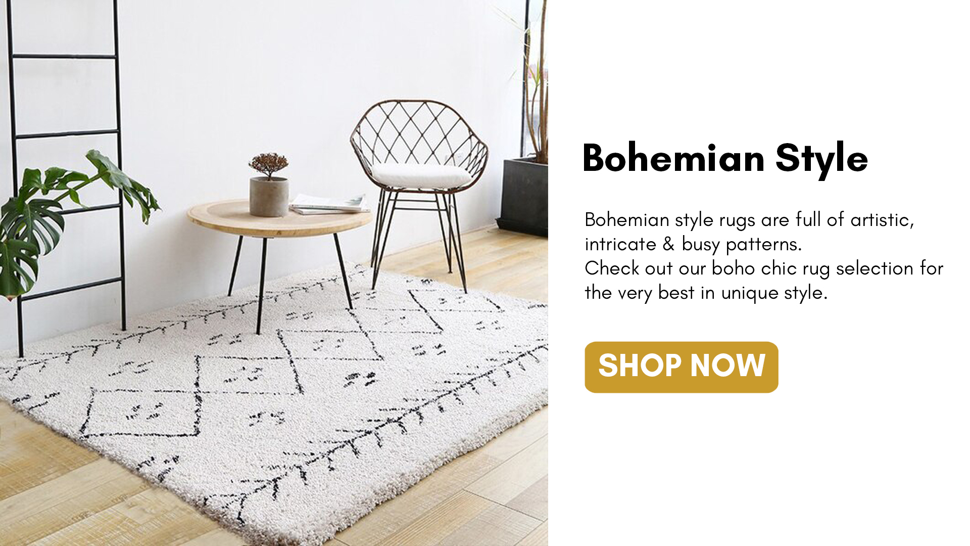 Perfect for any home styles! Our high - quality Bohemian Style Rugs are always on trend and have unique design. Available in different sizes to suit most home style.