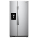 Whirlpool® 36-inch Wide Side-by-Side Refrigerator - 25 cu. ft. WRS555SIHZ