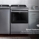 Whirlpool® 7.4 cu. ft. Top Load Gas Dryer with Advanced Moisture Sensing WGD8127LC