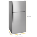 Whirlpool® 30" Wide Top-Freezer Refrigerator with Flexi-Slide™ Bin WRT318FZDB