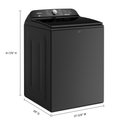 Whirlpool® 6.0-6.1 Cu. Ft. I.E.C. Top Load Washer with Removable Agitator WTW6157PB