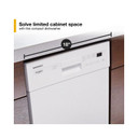 Whirlpool® Small-Space Compact Dishwasher with Stainless Steel Tub WDPS5118PW