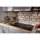 Kitchenaid® 36" Electric Cooktop with 5 Elements and Touch-Activated Controls KCES956KBL