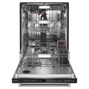 Kitchenaid® 44 dBA Dishwasher in PrintShield™ Finish with 360° Max Jets™ Third Rack KDTM604KBS