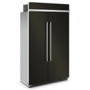 Kitchenaid® 30 Cu. Ft. 48" Built-In Side-by-Side Refrigerator with PrintShield™ Finish KBSN708MBS