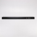 30" Range Downdraft Vent Top Trim, Black W10387676