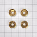 Set of 4 Range Brass Knob Bezels, Oven W11323068