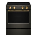 Kitchenaid® 5.3 Cu. Ft. Slide-in Electric Range with Two Even-Heat™ Hyper Elements and Convection Cooking Modes YKSES530SBE