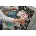 Whirlpool® Eco Series Quiet Dishwasher with a washing 3rd Rack &amp; Water Repellent Silverware Basket WDPS7024RV