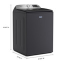 Maytag® 6.0 Cu. Ft. Pet Pro Top Load Agitator Washer with Extra Power and Sanitize Cycle with Oxi MTW7205RF