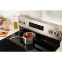 Whirlpool® 30-inch Electric Range with Air Cooking Technology YWFES4530SW