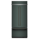 Kitchenaid® 20.8 Cu. Ft. 36" Built-In French Door Bottom Mount Refrigerator with Platinum Interior KBFN536SJP