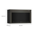Kitchenaid® Multifunction Over-the-Range Microwave Oven with Infrared Sensor Modes YKMMF730PBE