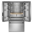 Kitchenaid® 31 cu. ft. French Door Refrigerator with Interior Water and Ice KRFF336SPS